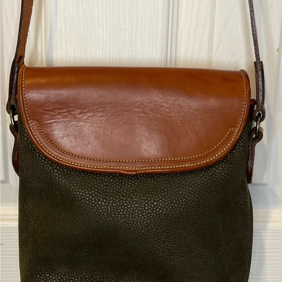 Vintage Mulberry Mole Scotch Grain & Cognac Calf Leather. Crossbody Bucket Bag. - Picture 2 of 13